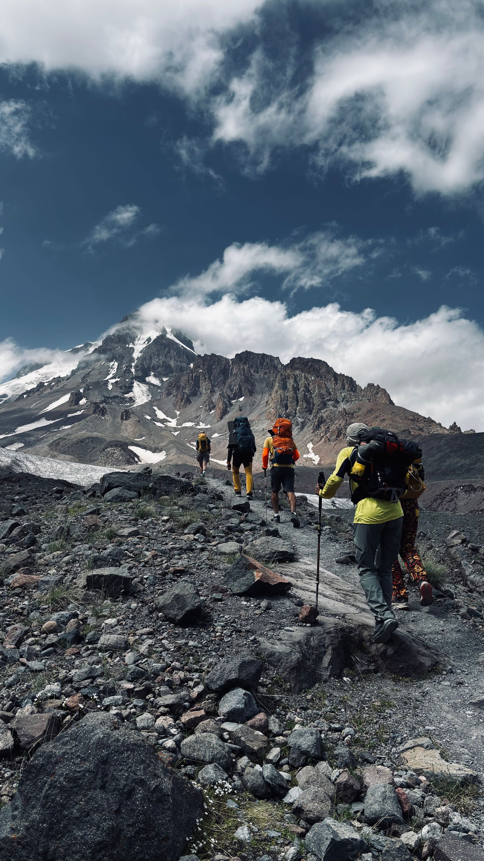 Beautiful mountain journey